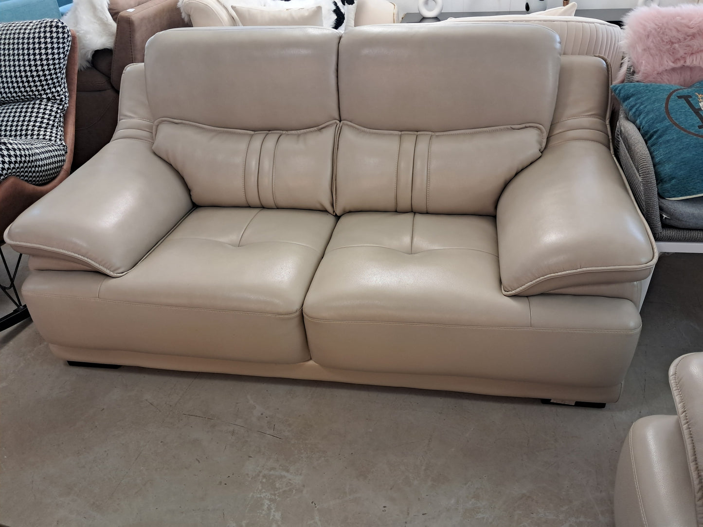 Leather Sofa Set