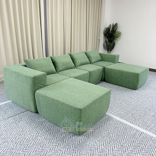 Green Compressed Sofa