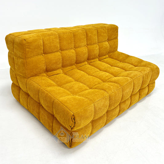 Square Togo Compressed Sofa 2 seater