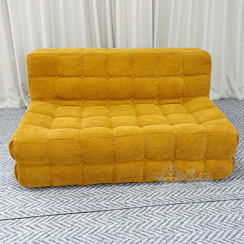 Square Togo Compressed Sofa 2 seater