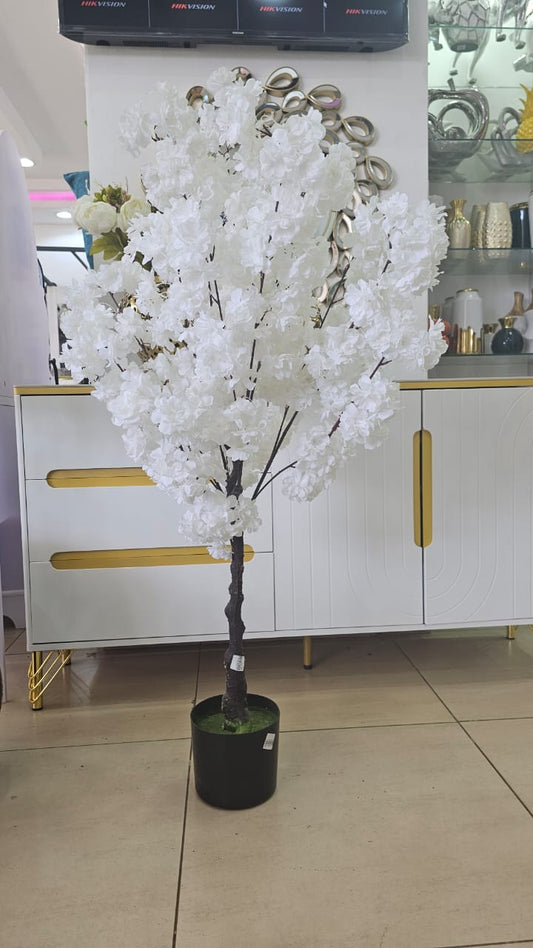 White Artificial Cherry Tree